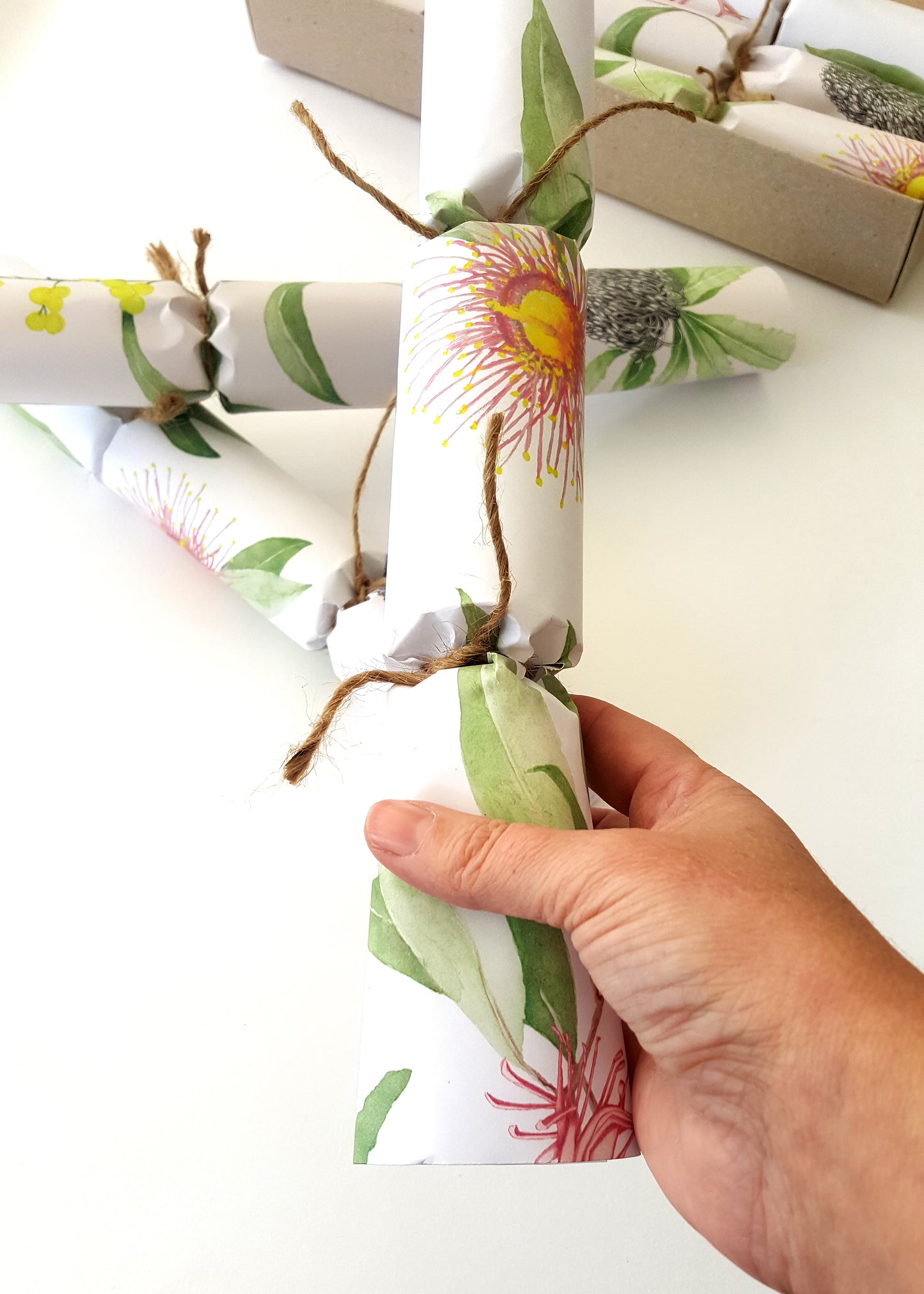 Christmas Crackers, ready to pop!