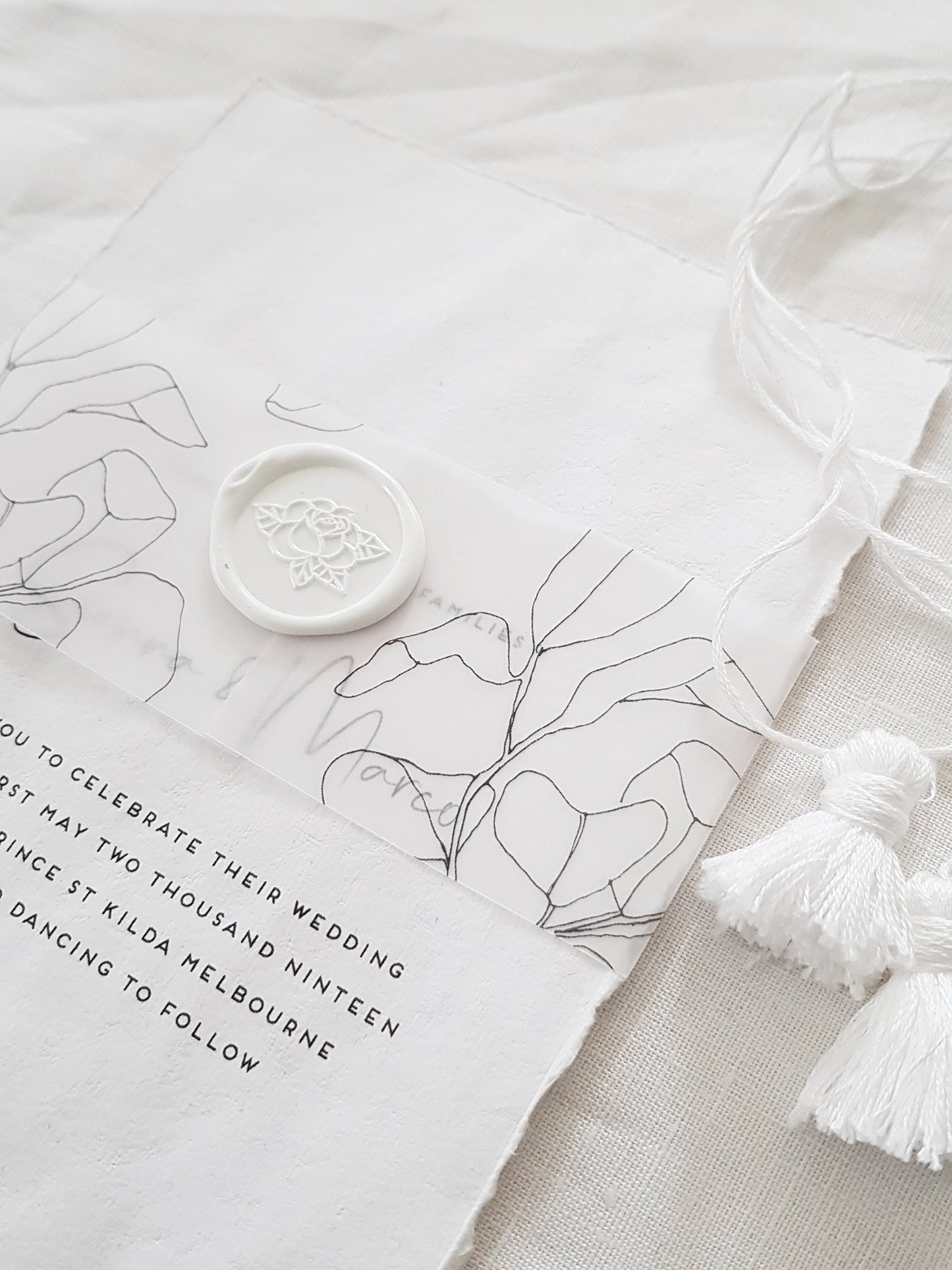 Minimal Luxe Invitation