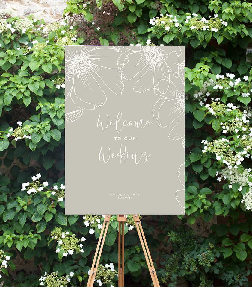 Welcome to our Wedding Signage (DIGITAL)