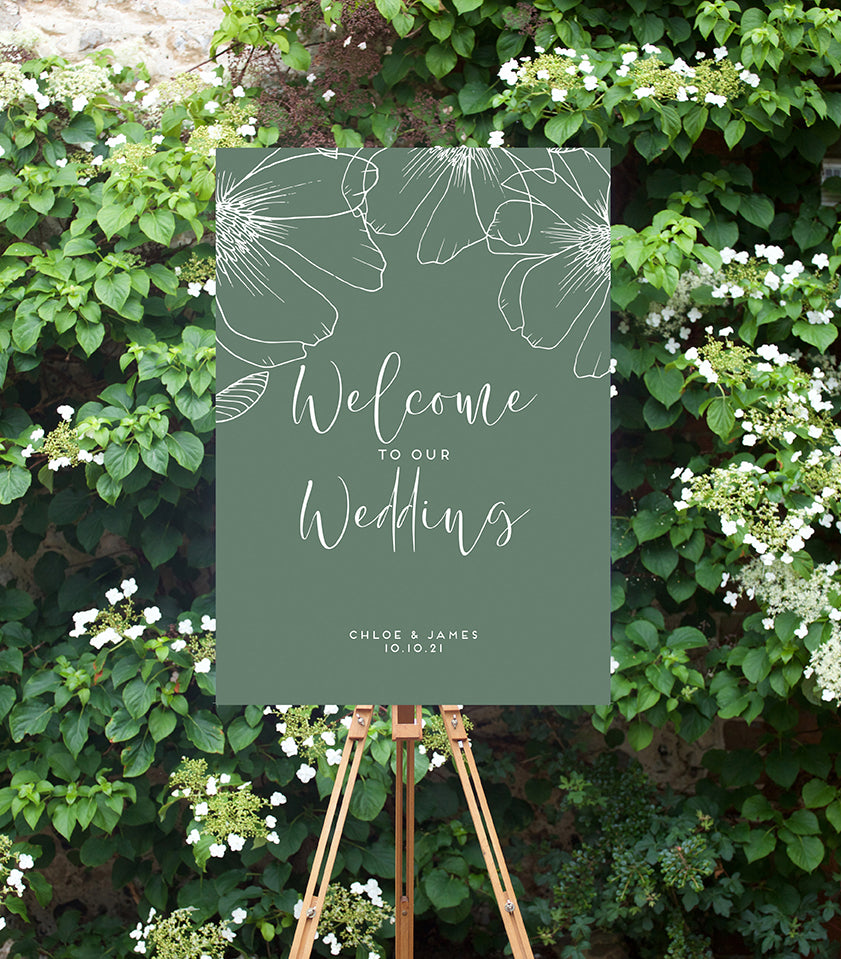 Welcome to our Wedding Signage (DIGITAL)