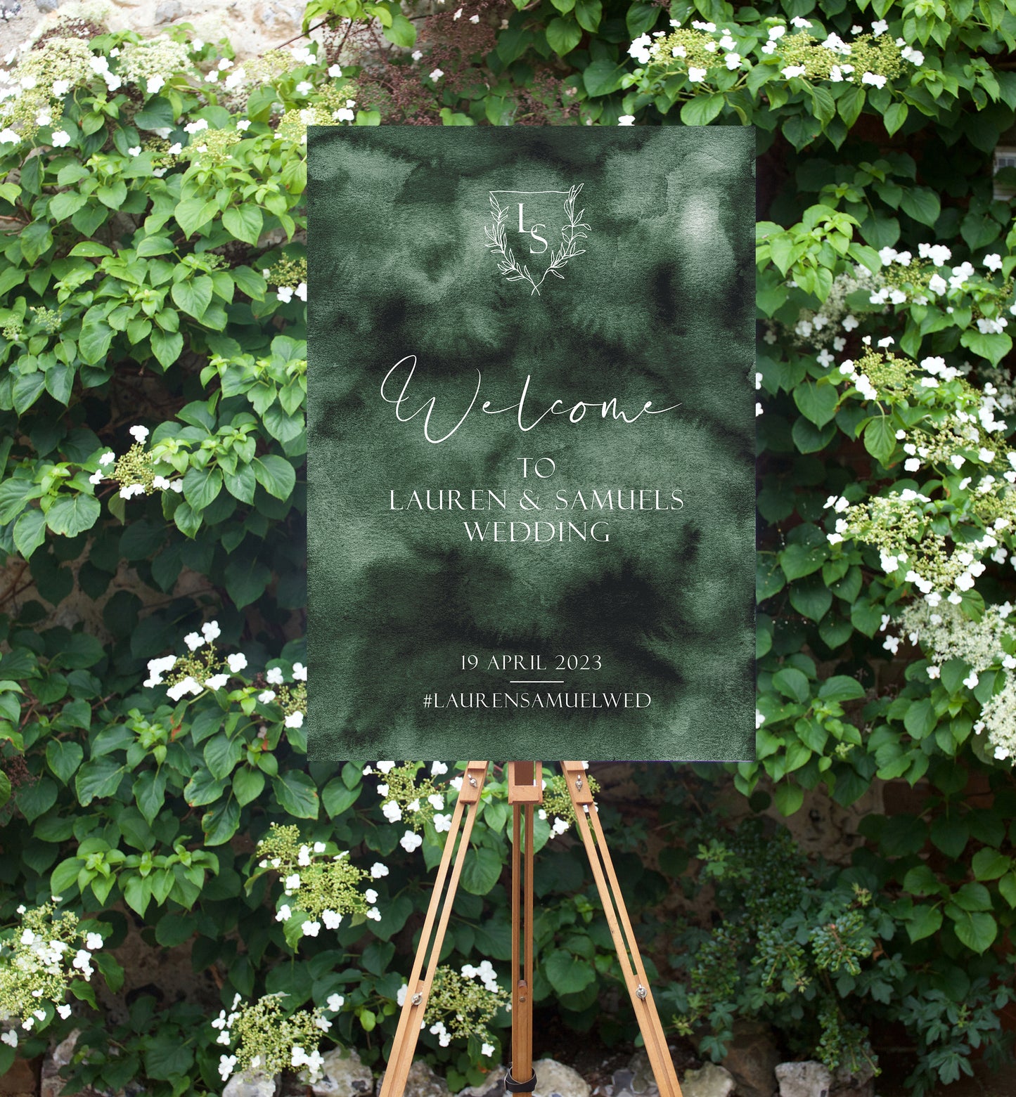 VINTAGE Landscape Wedding Invitation