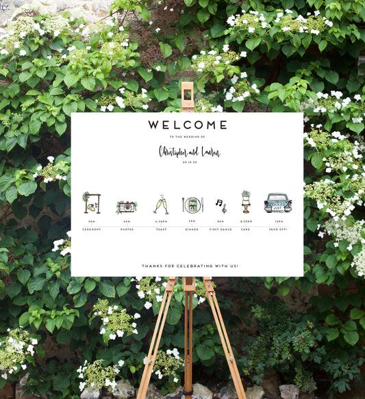 Wedding Signage/TIMELINE/WELCOME (DIGITAL)