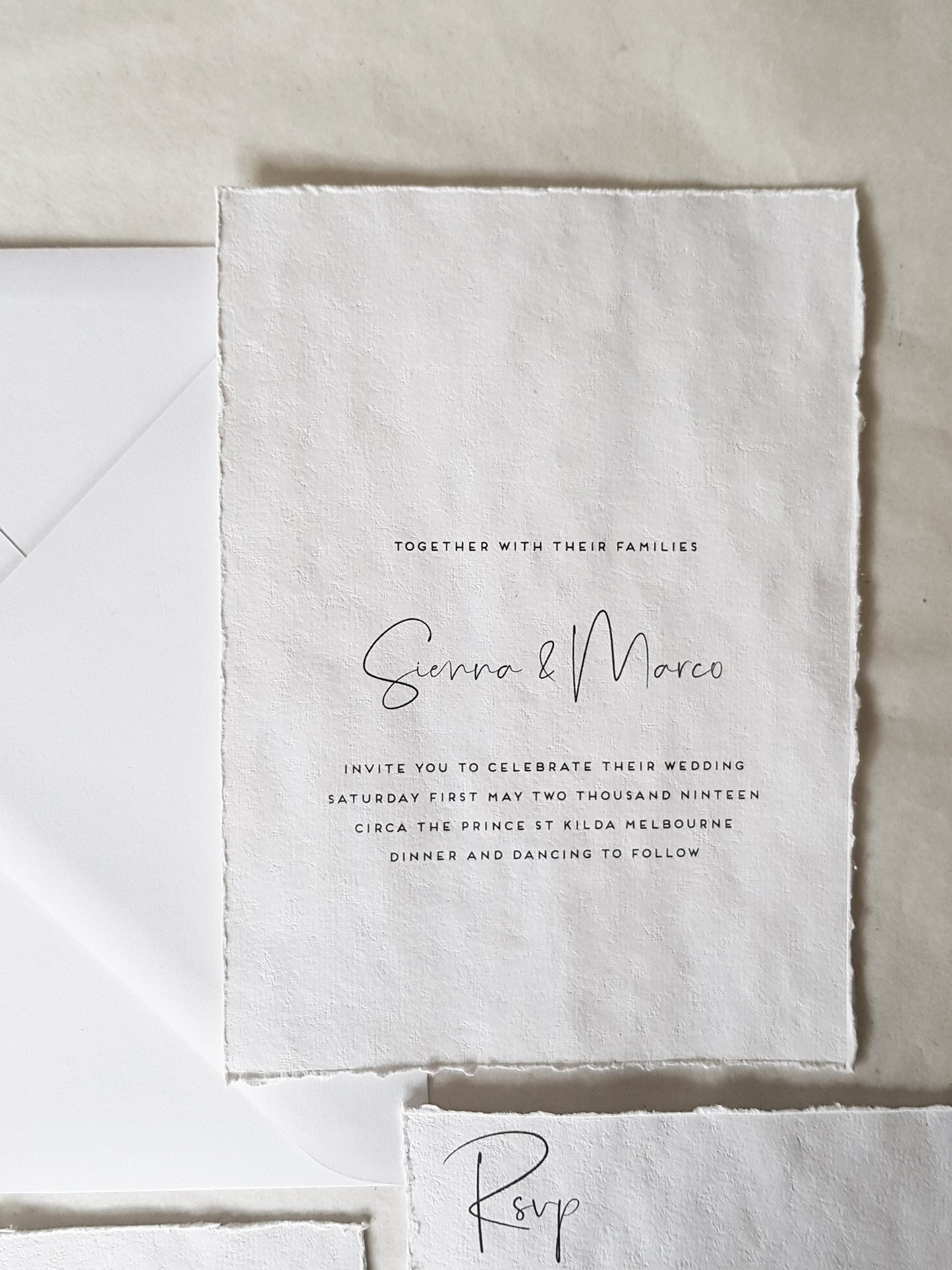 Minimal Luxe Invitation