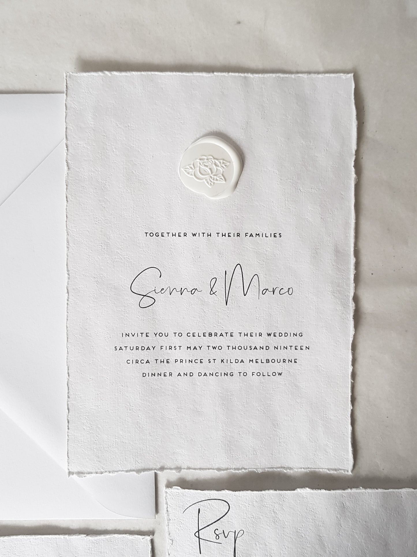 Minimal Luxe Invitation