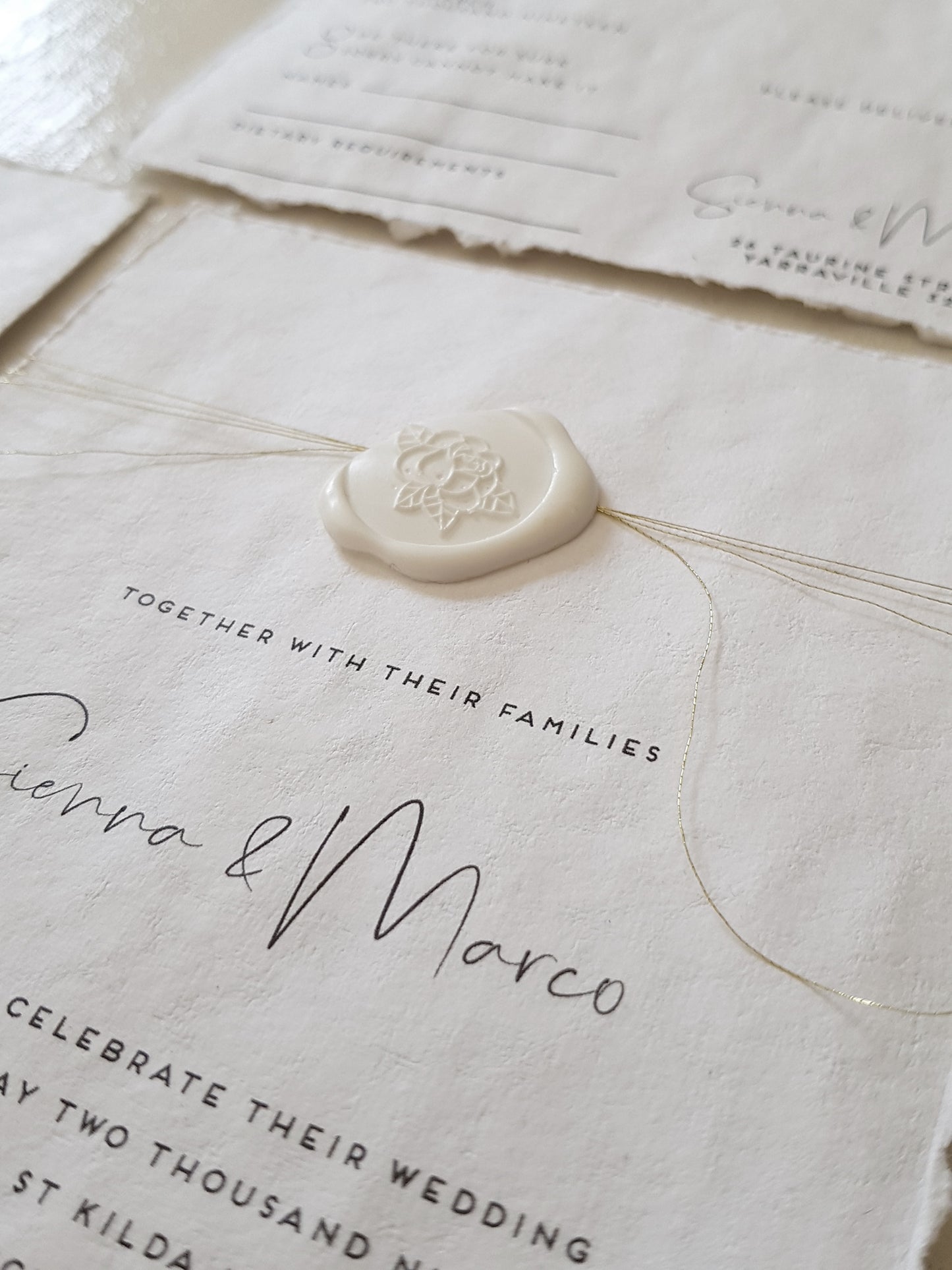 Minimal Luxe Invitation