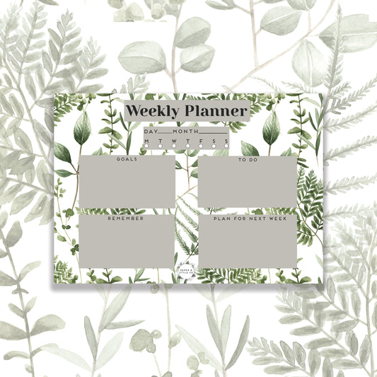 FREE! Weekly Planner