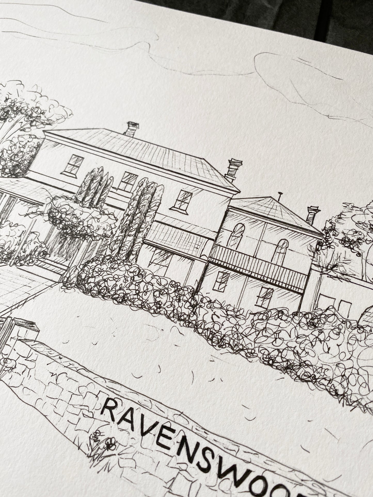 Venue Illustration-Line Art